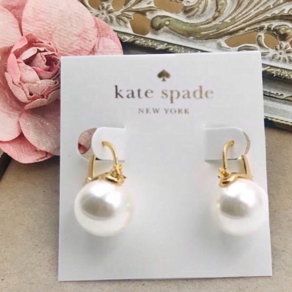 Kate Spade • Shine On Pearl Drop Earrings - Picture 4 of 4